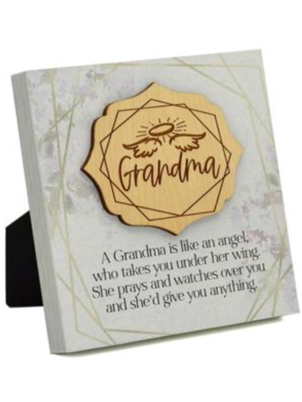 DEXSA Grandma Meadow Wood Plaque 6 Inches X 6 Inches